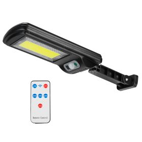 1Pc 450W 300W 200W Solar Powered Motion Sensor Wall Lights Outdoor IP65 Waterproof 3 Modes With Remote Control For Street Front Door Deck (Option: 200W)
